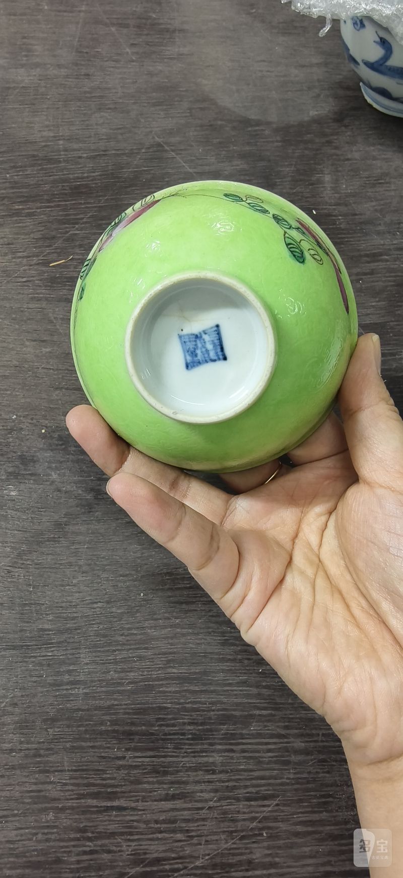 清 粉彩杯三件 - 图11